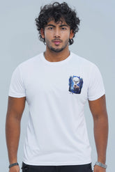 Explore nature with Xea Swamp Deer White T-Shirt. Features a beautiful 3D print of swamp deer on white canvas. Ideal for outdoor activities or casual wear. -  Swamp Deer White T-Shirt - Xea Clothing